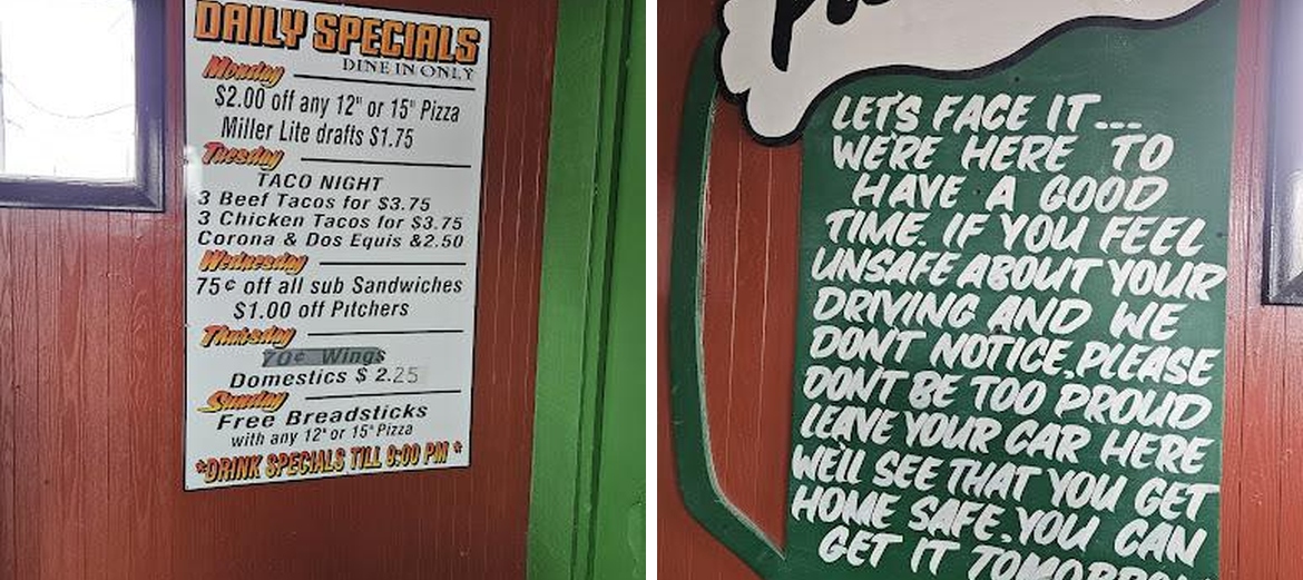 Depot Pizza Menu